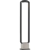 LUCANDE LED tuinpadverlichting - tuinlamp Belna, zwart, Aluminium, Modern, LED buitenlamp