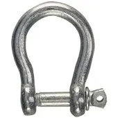 Barton Marine Galvanized Lyre Shackle Zilver 22 mm