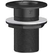 Trudesign 3´´ Threaded Thru-hull Zilver