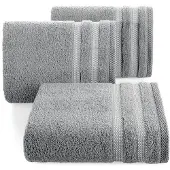 Eurofirany Riki Handdoek Staal 50x90 cm - Zacht en Absorberend