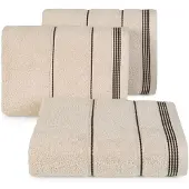 Eurofirany MIRA Beige Handdoek 50x90 cm 500 GSM Katoen Zacht