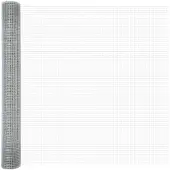vidaXL Gelast draadhek 10000 x 100 cm Zilver