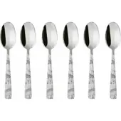 Sambonet Espressolepel Jungle (Set van 6)