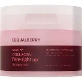 Eqqualberry Collageen Pore-Tight Up Gel Toner Pads - Koreaanse Pore-Tightening Jelly Pad met diepe absorptie Collageen Hydraterende en verstevige