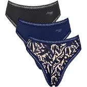 Sloggi Slip 'Go Crush' beige / nachtblauw / lichtgrijs / zwart
