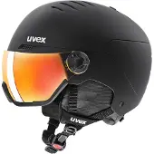 Uvex Wanted Vizier, skihelm met vizier, zwart
