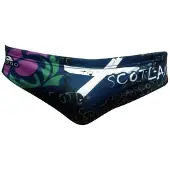 Turbo Scotland Swimming Brief Zwart 3-4 Years Jongen