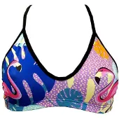 Turbo Flamingo Bikini Top Veelkleurig 3XL Vrouw
