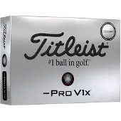 Titleist Pro V1x 2023 White Left Dash Left Dash 12 Golfbal