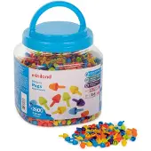 Miniland Educatief Speelgoed Met Pinnen 10 Mm 2600 Eenheden