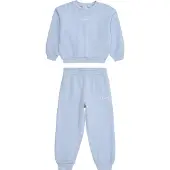 Nike Joggingpak 'ESSENTIAL' lichtblauw / wit