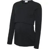 Mamalicious Shirt 'MLKERRIE JUNE' zwart
