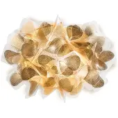 Slamp Wandlampe , Clizia Mama Non Mama, dimbare, Goud / Messing, Woonkamer, Kunststof, Designer