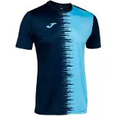 Joma City Ii T-shirt Met Korte Mouwen Blauw 2XL Man