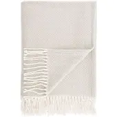 Walra katoenen plaid zand (130x170 cm)