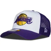New Era Nba Los Angeles Lakers Side Patch 9forty Aframe Truckercap