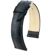 Hirsch DUKE XL BLACK CALF 24/22MM 01028250-2-24