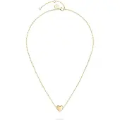 Tamaris Ketting met hanger Sieraad Geschenk Roestvrijstalen Ketting Bold Hearts Hart