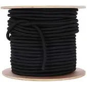 PLASTIMO Polyester Elastic Braided Rope 100 M Zwart 12 mm