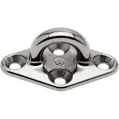 WICHARD M5 Fixed U Bolt Round Ring Zilver