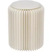 Jline Pouffe foldable paper off-white