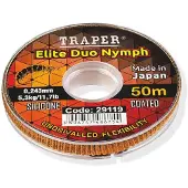Traper Fly Elite Duo Nymph Vliegvissnoer 50 M Transparant 0.148 mm