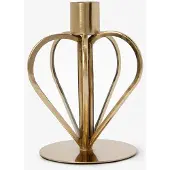 Sissy-Boy Gouden glazen kandelaar hart small
