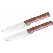 Sambonet Steakmes Porterhouse Steel Wood (Set van 2)