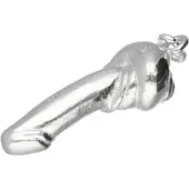 MOOYE ® - Collectie Zilveren Penis uit slakkenhuis kettinghanger