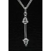 MOOYE ® - Collectie Zilveren Halter ketting hanger - middel