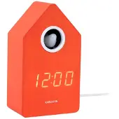 Karlsson Wekker Cuckoo LED Bright Orange