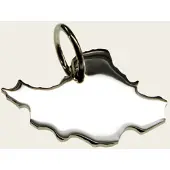 MOOYE ® - Collectie Zilveren Landkaart Iran ketting hanger