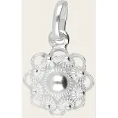 MOOYE ® - Collectie Zilveren Zeeuwse knop knoop 10 mm. ketting hanger