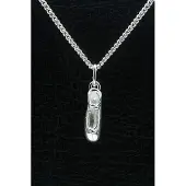 MOOYE ® - Collectie Zilveren Balletschoen ketting hanger - middel