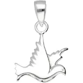 MOOYE ® - Collectie Zilveren Duif kettinghanger