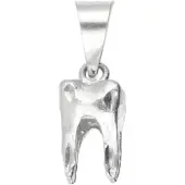 MOOYE ® - Collectie Zilveren Tand Kies kettinghanger