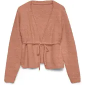 Vero Moda Gebreid vest 'VMSORRENTO' lichtbruin