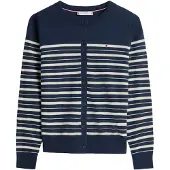 Tommy Hilfiger Gebreid vest navy / wit