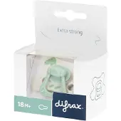 Difrax Fopspeen Natural 18m+ Little Green Dino 1 St Fopspeen