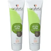 Argiletz groene klei masker 2x100 g Gezichtsmasker