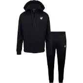SikSilk Joggingpak zwart / wit