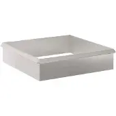 vidaXL Slakkenhekken 8 pcs 100 x 3,5 x 25 cm Roestvrij staal Zilver