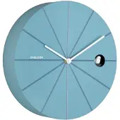 Karlsson wandklok destacado cuckoo air blue w. classic blue- Ø28cm