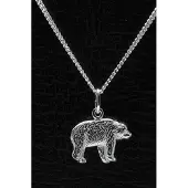 MOOYE ® - Collectie Zilveren IJsbeer ketting hanger