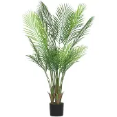 HOMCOM -Kunstpalm-Kunststof-16,5x16,5x120cm-Groen