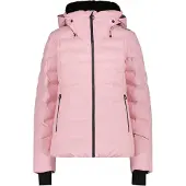 CMP dames ski-jas met Clima Protect en capuchon, kleur roze, maat 42