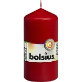 Bolsius stompkaars - rood - 12x8 cm