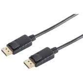 Shiverpeaks Displayportkabel 1.2, UHD 4K2K, 20-pin, schwarz, 3m