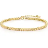 Glanzstücke Armband goudgeel / transparant