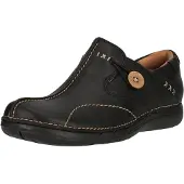 Clarks Instappers 'Un Loop' zwart